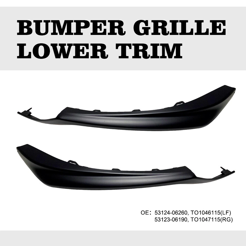 2021 - 2023 Toyota Camry Front Bumper Lower Grille Trim Molding