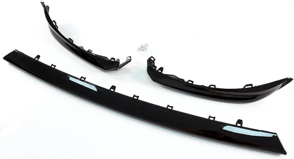 2018 - 2020 TOYOTA Camry Front Bumper Lower Grille Trim Molding Glossy Black L/R