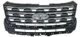 2016 - 2017 Ford Explorer Black Front Grille Platinum Style Upper Grill