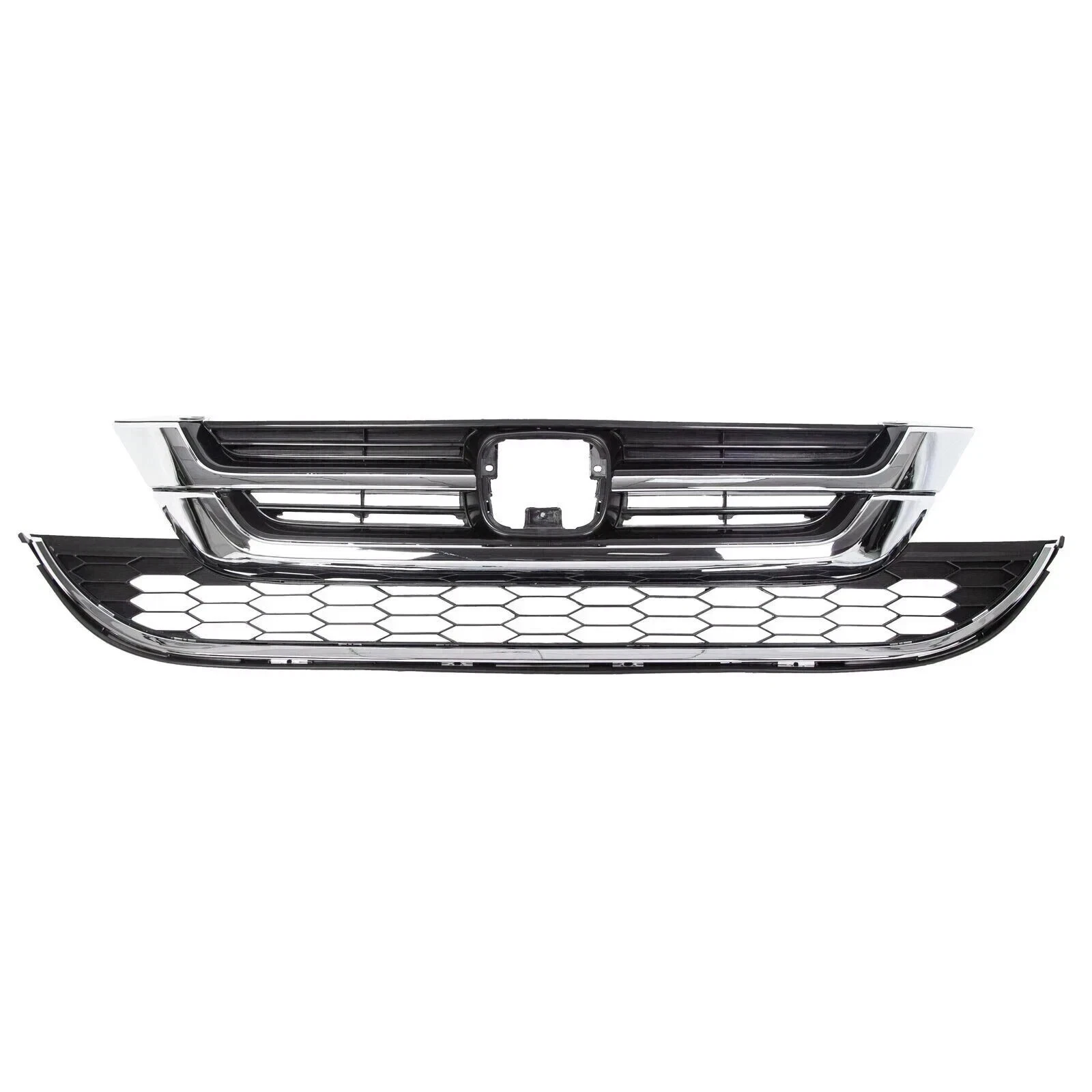 2010 - 2011 Honda CRV FRONT UPPER GRILLE (w Chrome)