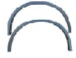 2014 - 2020 Nissan Rogue REAR DRIVER SIDE WHEEL ARCH TRIM
