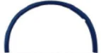 2011 - 2024 Dodge Durango Blue Rear Left Wheel Flare Molding LH