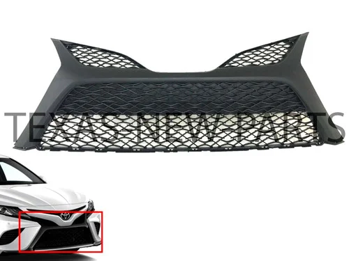2018 - 2020 Toyota Camry SE XSE Front Bumper Lower Grille Grill Black