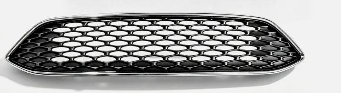 2015 - 2018 Ford Focus Front Upper Grille (HONEYCHOME | CHROME TRIM)