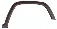 2017 - 2022 JEEP Compass Front Right Fender Flare Wheel Fender Molding RH