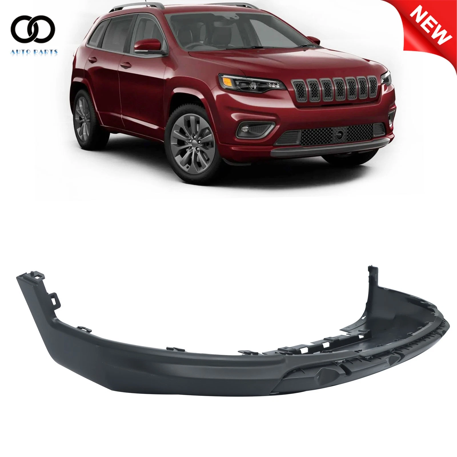 2019 - 2022 for Jeep Cherokee Bumper Cover Fascia Front Lower