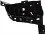 2014 - 2018 Jeep Cherokee FRONT INNER BUMPER COVER SUPPORT (DRIVER SIDE)
