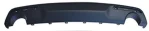 2016 - 2017 Ford Explorer Black Rear Bumper Lower Valance Trim
