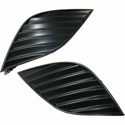 2018 - 2021 TOYOTA Camry Fog Lamp Light Cover Bumper Black W/OUT PAINT L/R