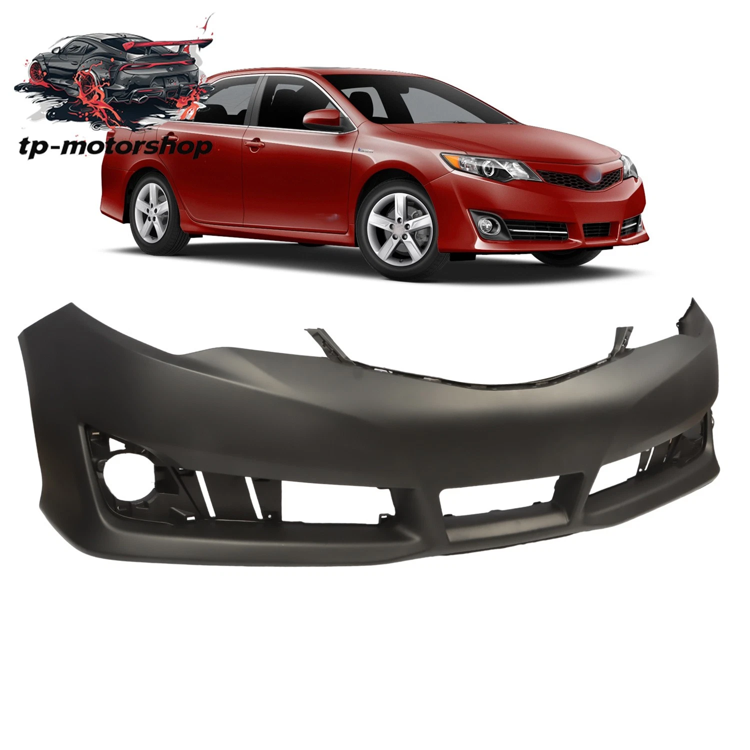 2012 - 2014 Toyota Camry Front Bumper Cover SE