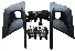 2022 - 2024 Honda Civic Left Right Front Bumper Fog Light Lamp W Cover Set