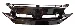 2019 - 2021 Honda Civic Front Bumper Upper