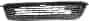 2022 - 2024 Honda Civic Matte Black Front Bumper Lower Grille