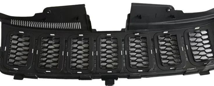 2017 - 2022 Jeep Grand Cherokee FRONT UPPER GRILLE (Black)