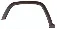 2017 - 2022 JEEP Compass Front Fender Flare for Wheel Fender Molding LEFT LH