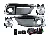 2019 - 2020 Honda Civic Front Bumper Fog Light Lamp Cover Set