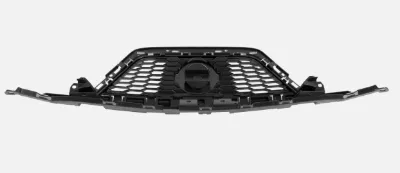 2020 - 2021 Nissan Versa Front Upper Grille Black Grill with RADAR HOLE